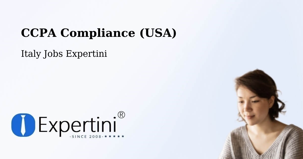 CCPA Privacy Rights & Compliance Notice – Nosate - Italy Jobs Expertini
